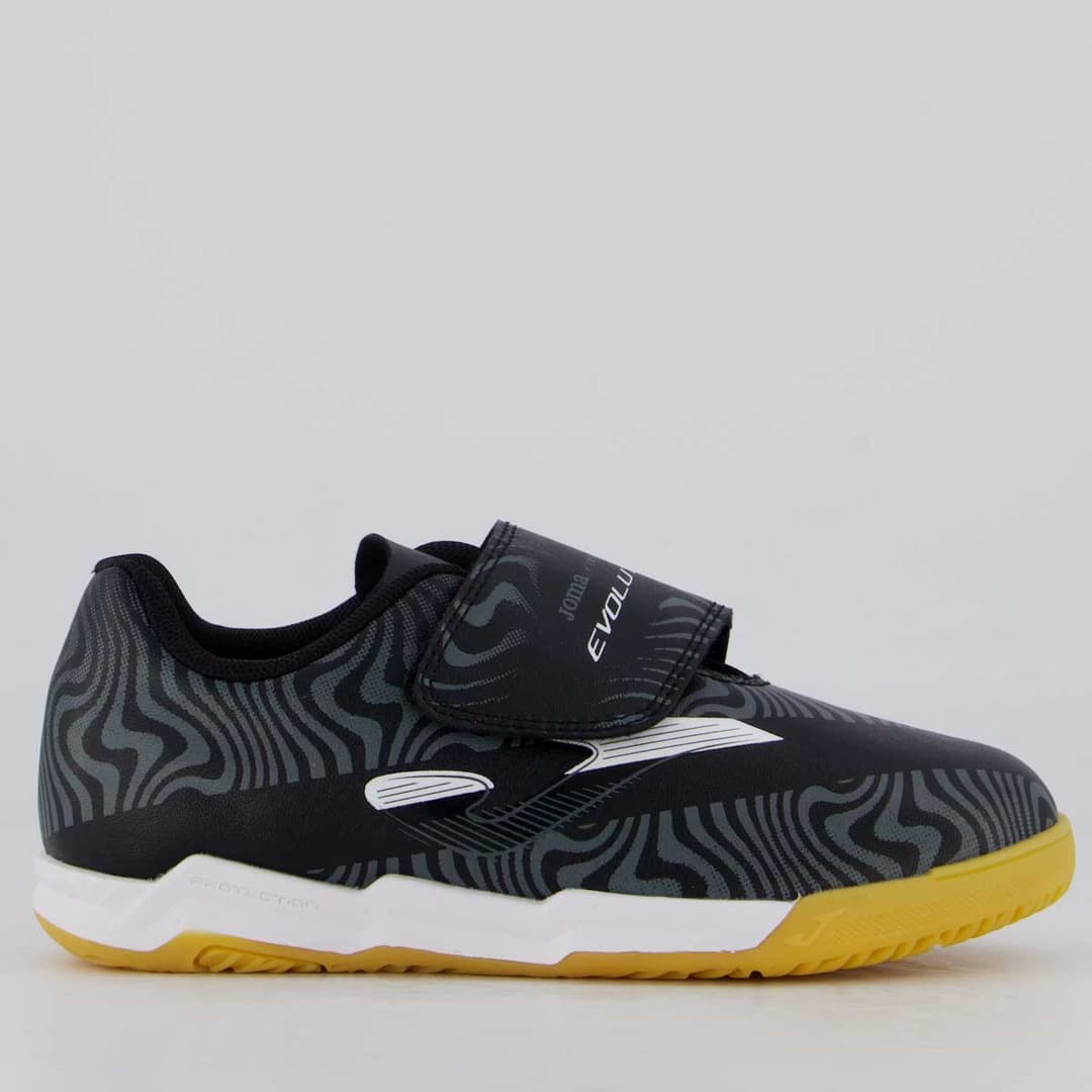 Joma Evolution Futsal Infantil Preto