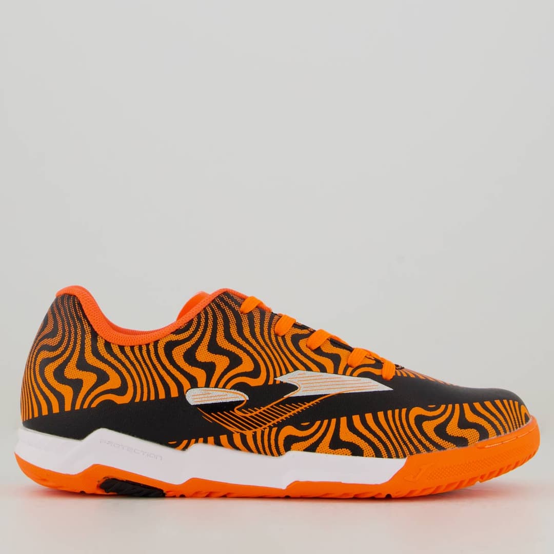 Joma Evolution Futsal Infantil Laranja/Preto