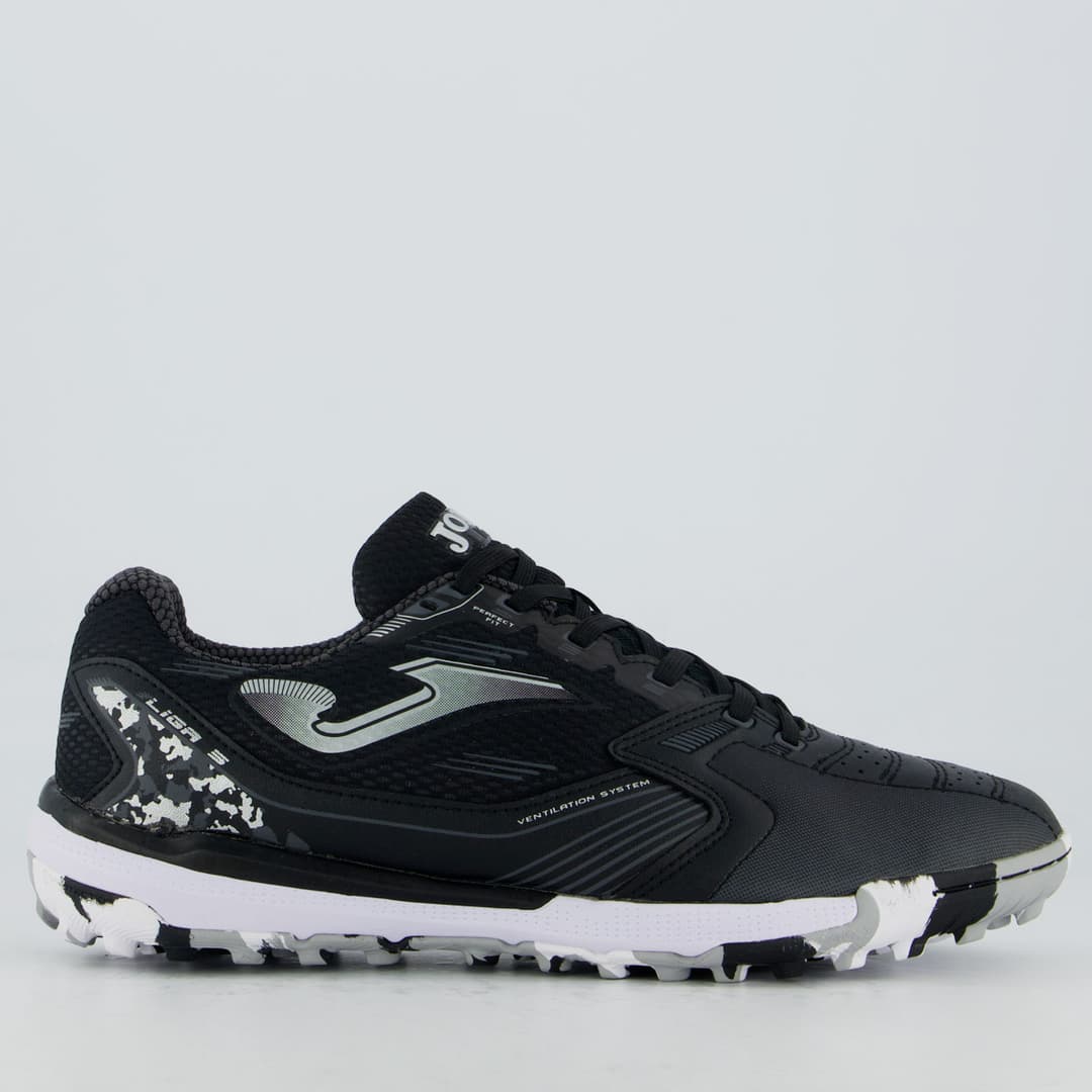 Joma Liga 5 Society Preto/Branco