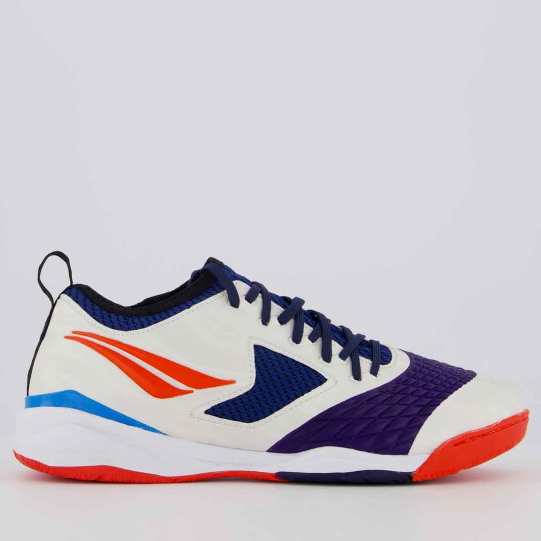 Penalty Max 1000 Ecoknit Futsal Branco/Roxo