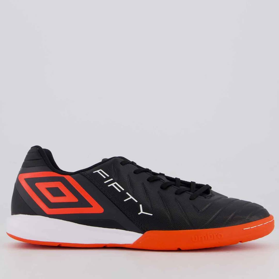 Umbro Fifty VI Futsal Preto/Coral