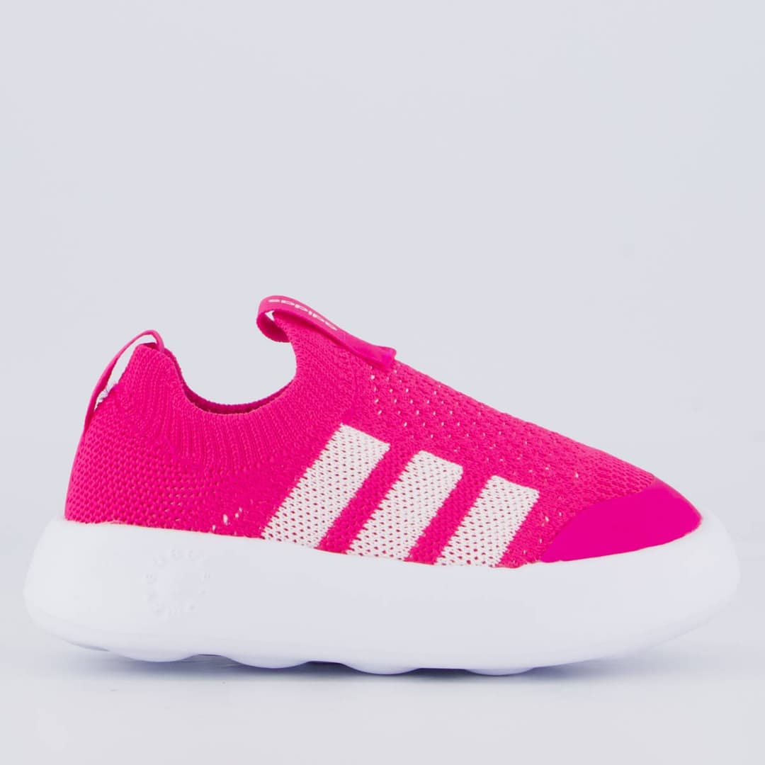 adidas Bubblecomfy Infantil Rosa/Branco