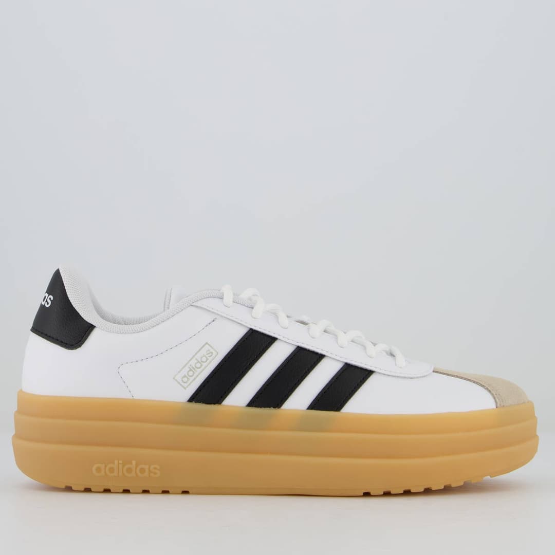 Tênis Adidas VL Court Bold Feminino Branco e Preto