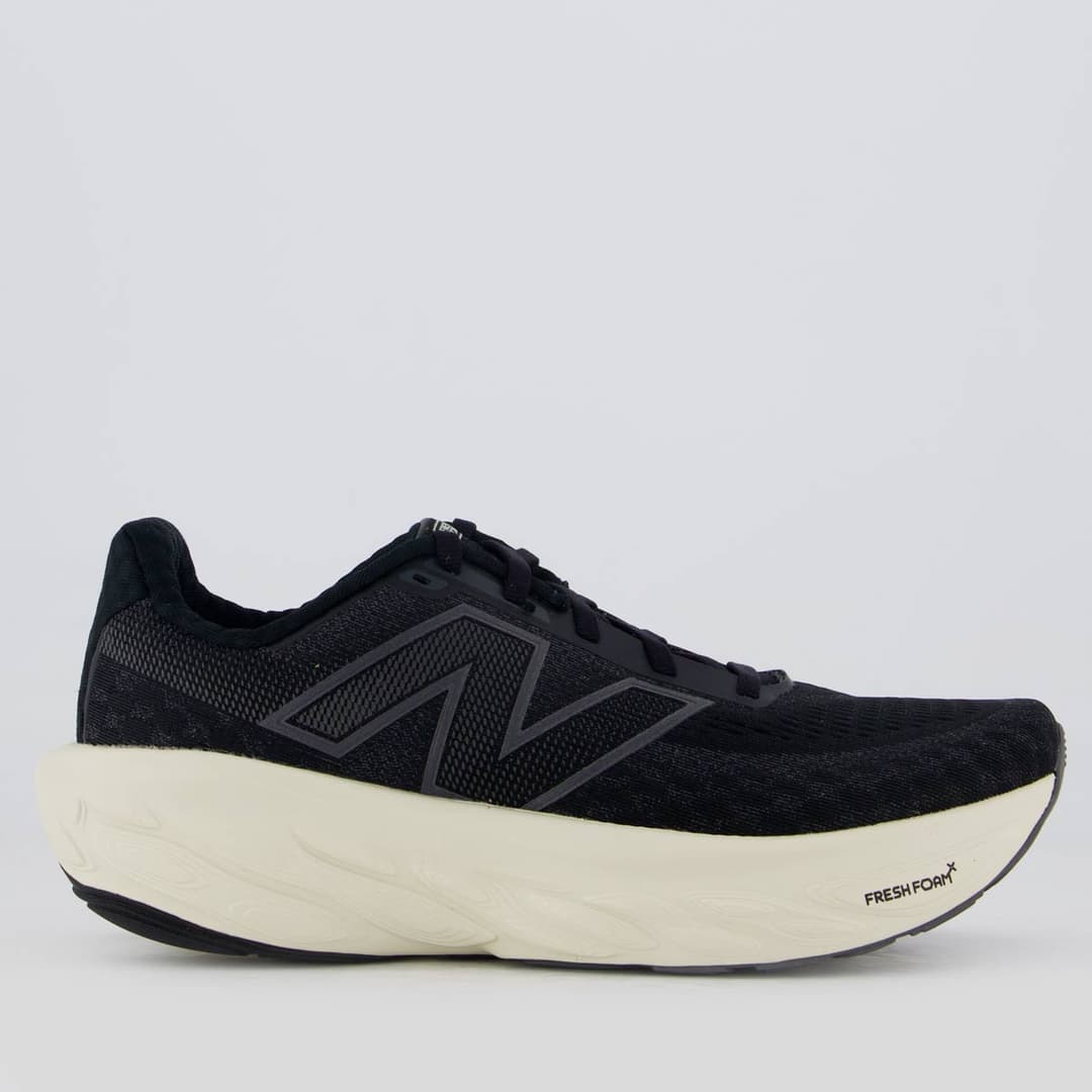 Tênis New Balance Fresh Foam X 1080 V14 Feminino Preto e Bege