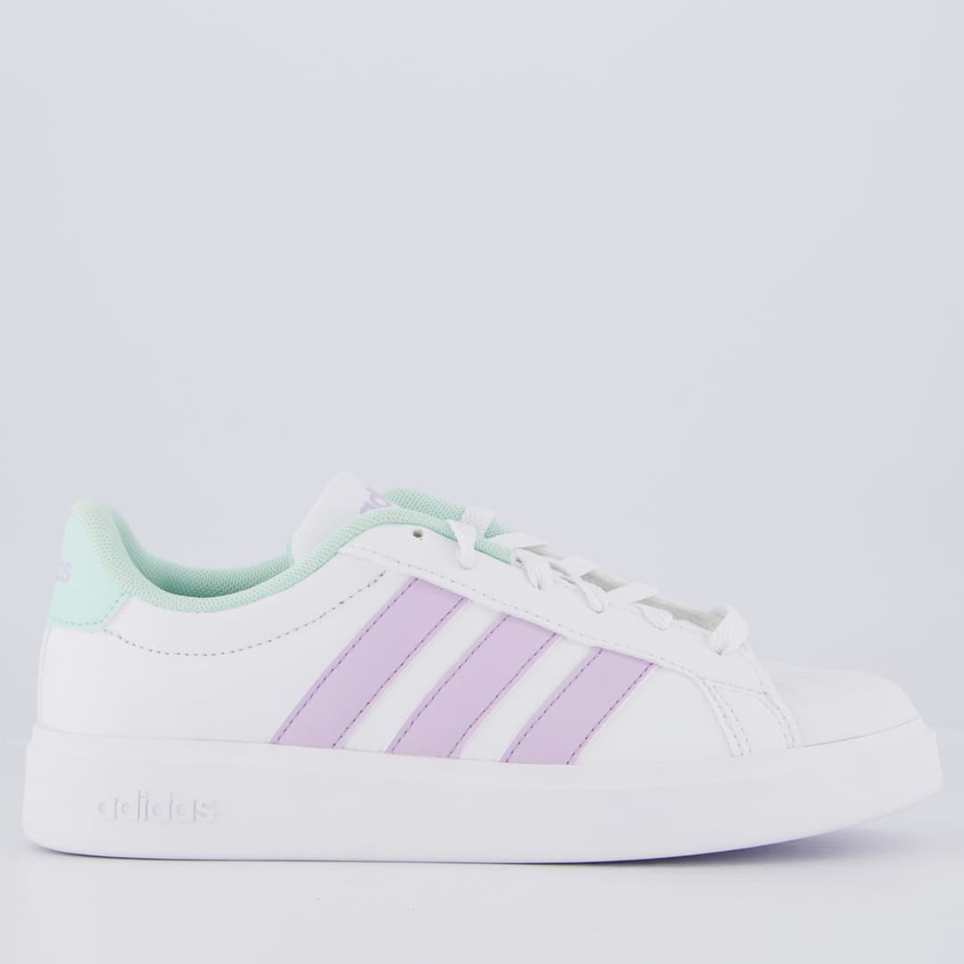 adidas Streettalk Infantil Branco/Lilás