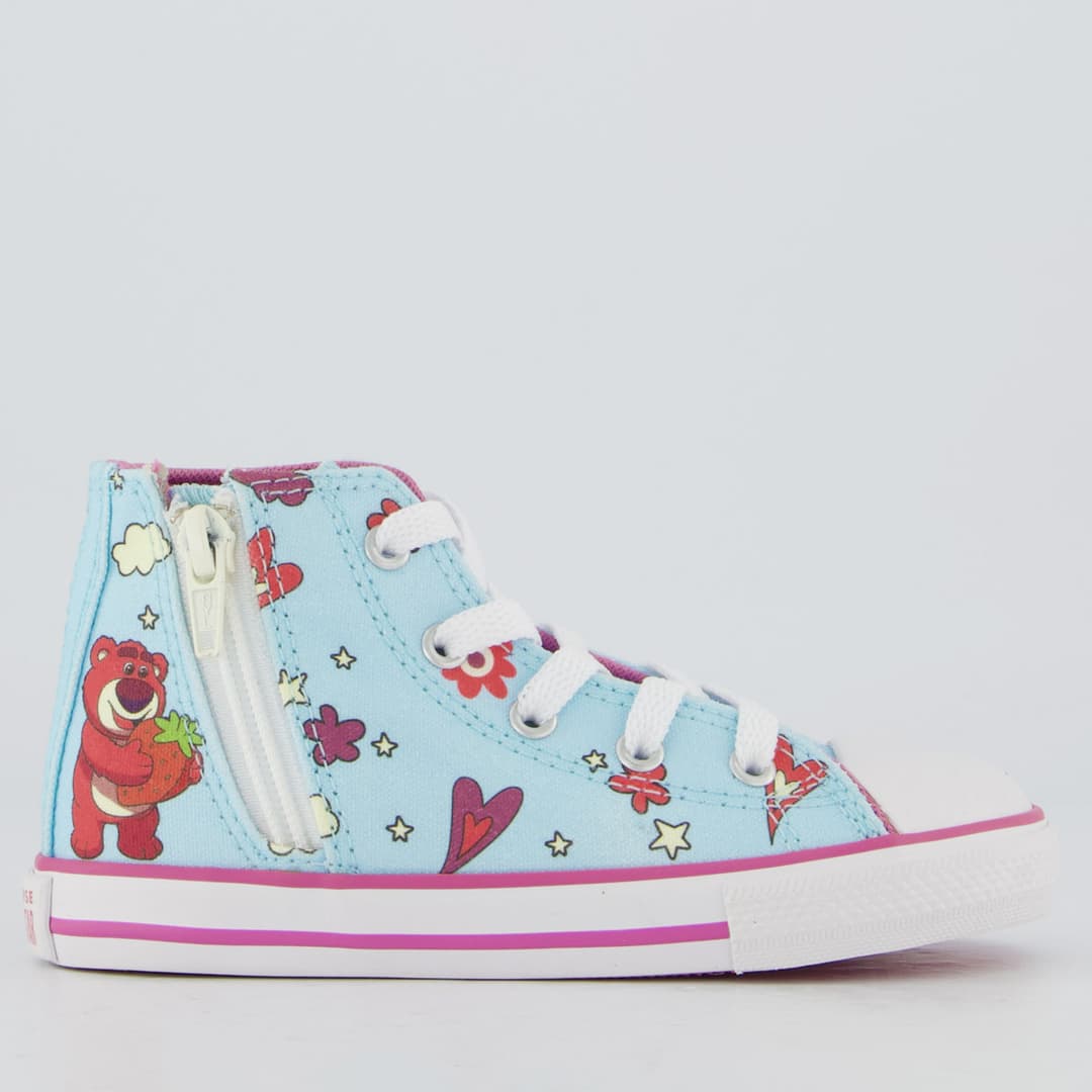 Converse Chuck Taylor Infantil Azul/Rosa