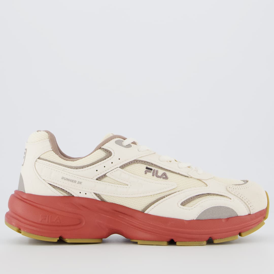 Fila Runner 2K SE Bege/Marrom
