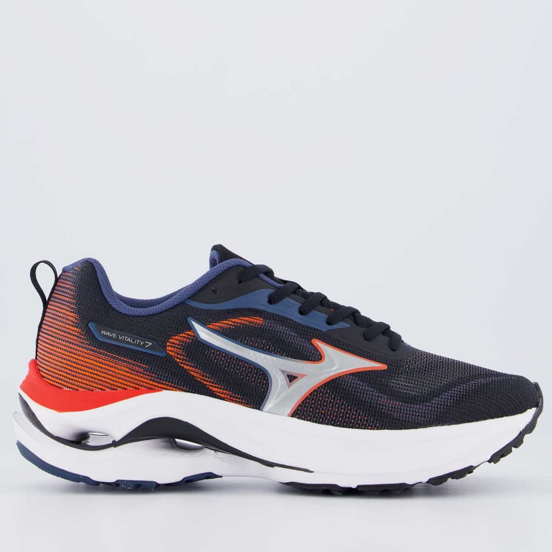 Mizuno Wave Vitality 7 Preto/Laranja