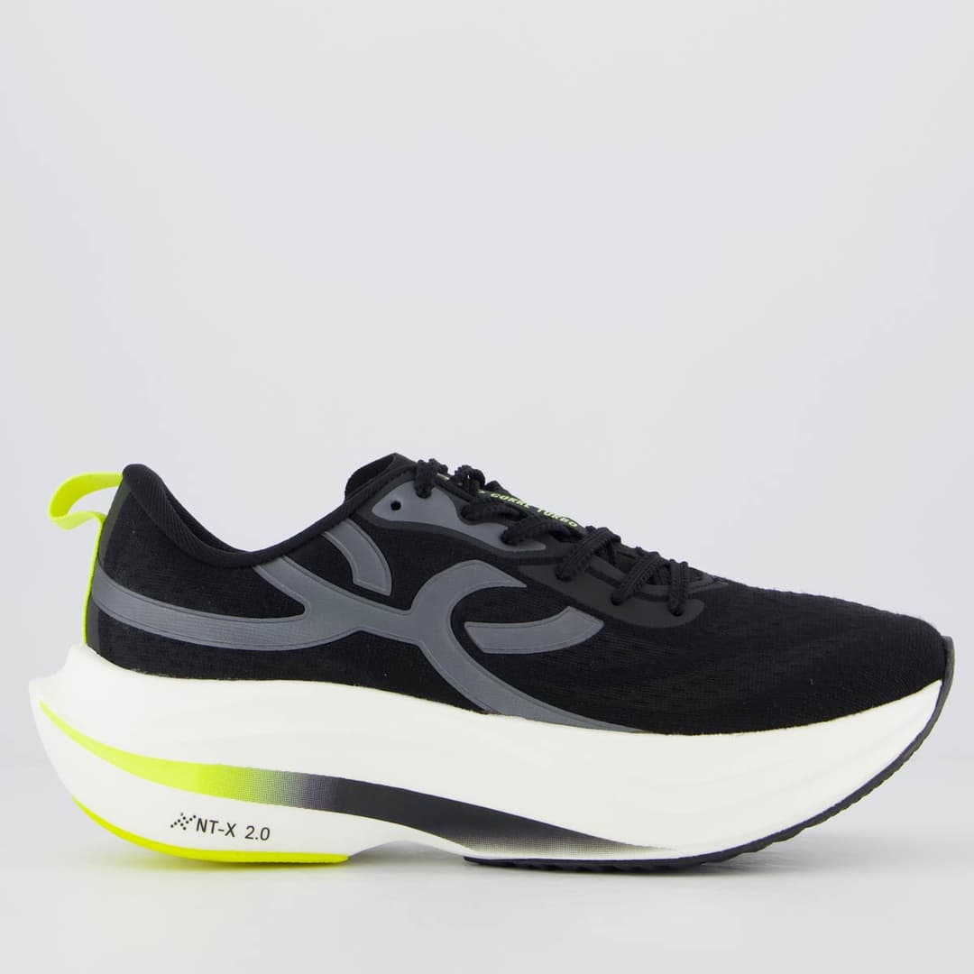 Tênis Olympikus Corre Turbo Feminino Preto e Verde