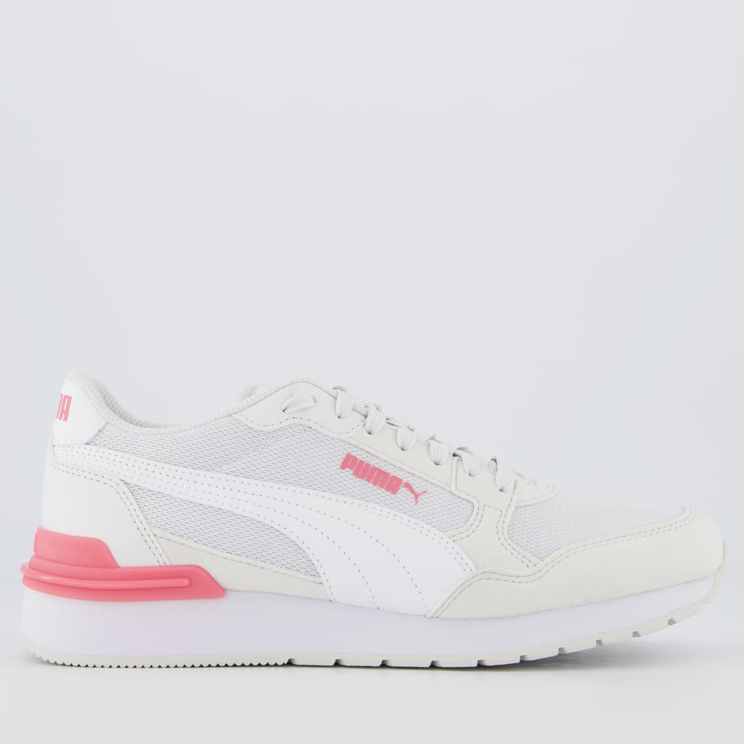 Puma ST Runner V4 Mesh Cinza/Rosa