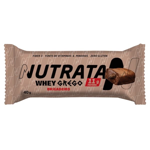 Whey Grego Bar Nutrata - Brigadeiro - 40g