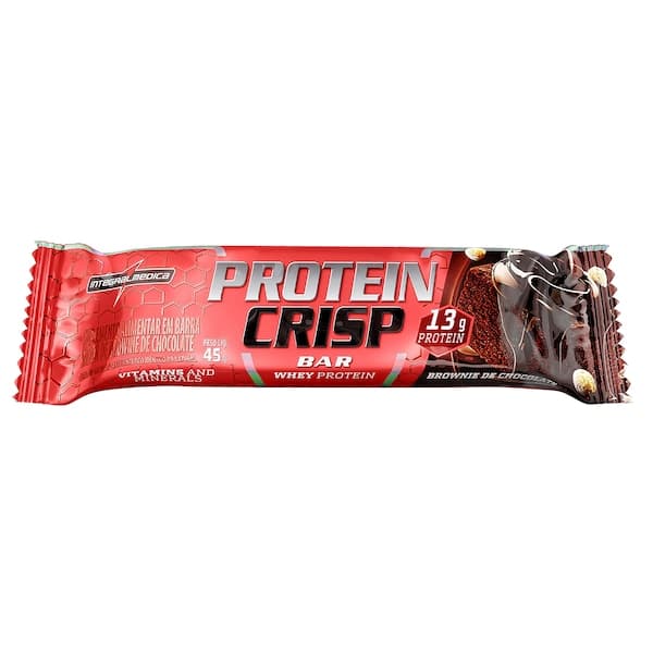 Barra de Proteína Integralmédica Protein Crisp Bar Brownie de Chocolate 45g