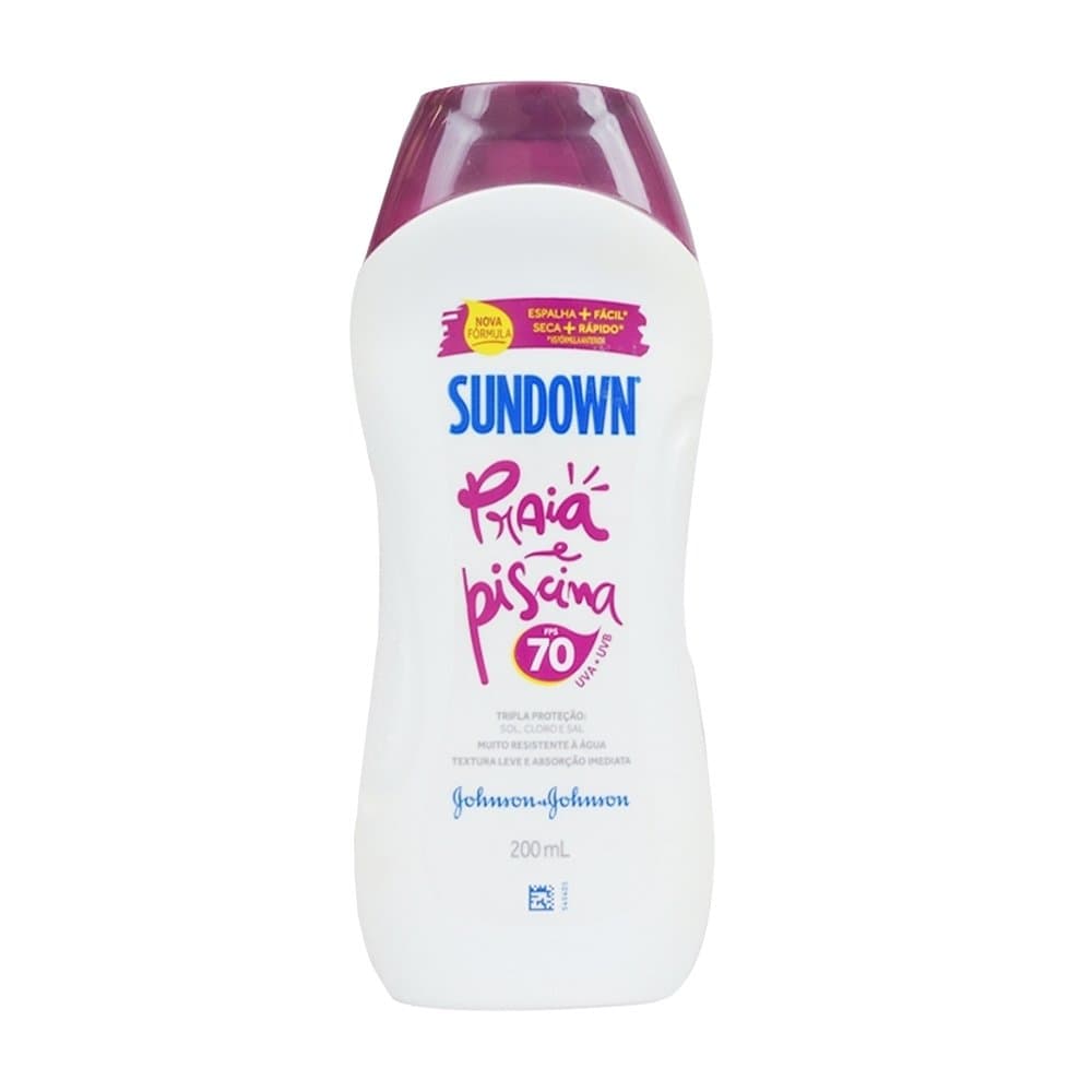 Protetor Solar Sundown Praia e Piscina FPS70 200ml
