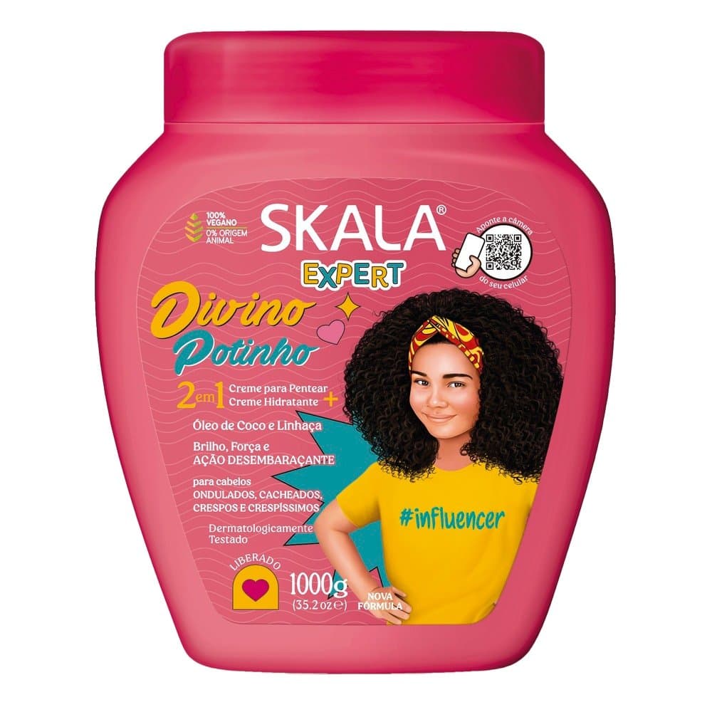 Máscara Capilar Skala Kids Divino Potinho