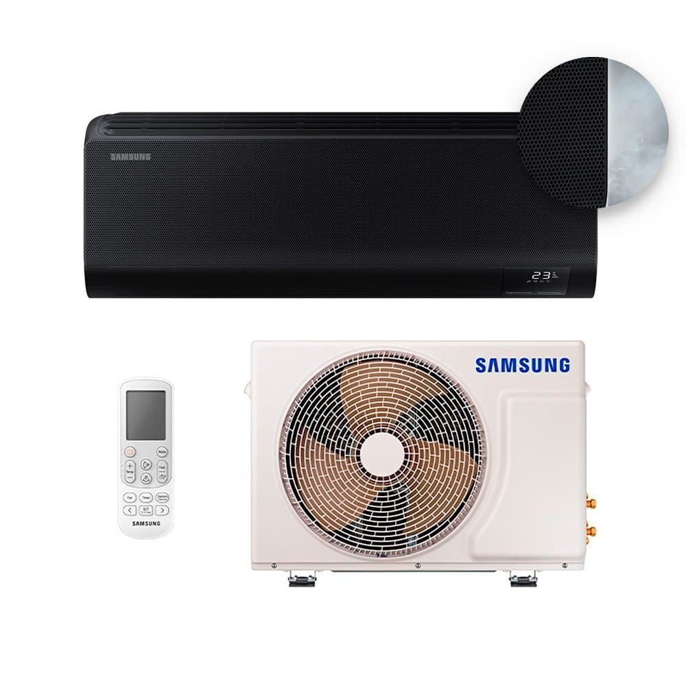 Ar Condicionado Split Hi Wall - Inverter - Windfree Connect - Black Edition - Samsung - 12