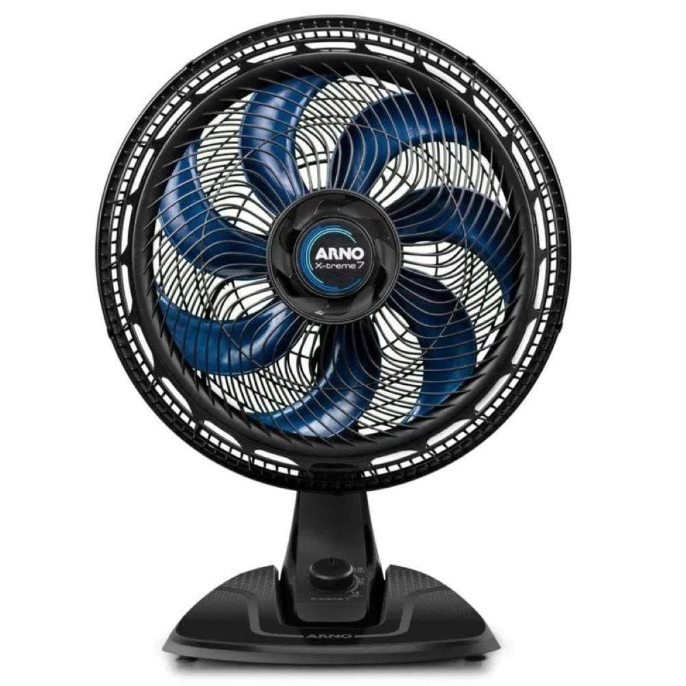Ventilador de Mesa Arno VE70 X-treme 40CM 7 Pas Preto e Azul 220V