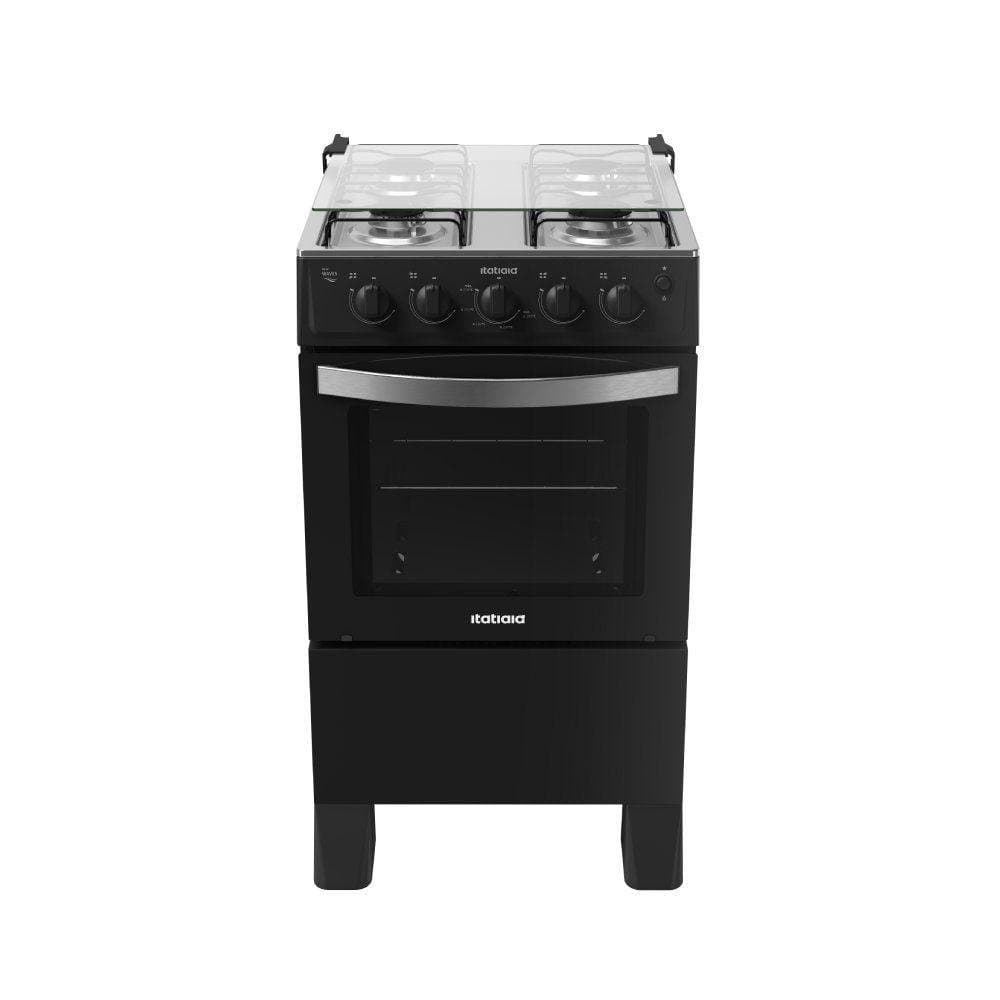 Fogao Itatiaia Waves New Piso 4 Bocas All Black Bivolt 3700000376